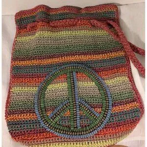 The Sak | Bags | The Sak Crochet Bag Dylan Rainbow Peace  display picture 2
